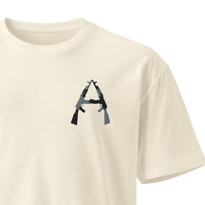 AK/AK (Grey/Black), Unisex premium t-shirt