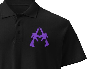 M4/M4 (Lila), Premium Pikee-Poloshirt