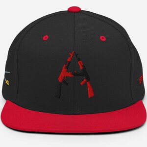 AK/AK (Red/Black), Snapback Hat