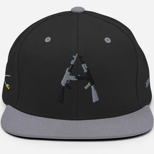 AK/AK (Grey/Black), Snapback Hat