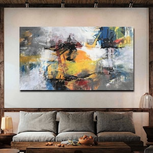 Large Abstract Painting,  Wall Art, Printable abstract art, Digital Download, Instant download