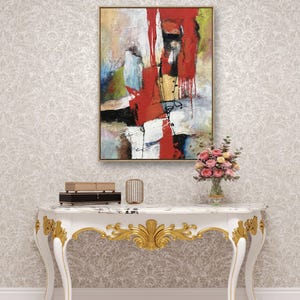 Large Abstract Painting,  Wall Art, Printable abstract art, Digital Download, Instant download