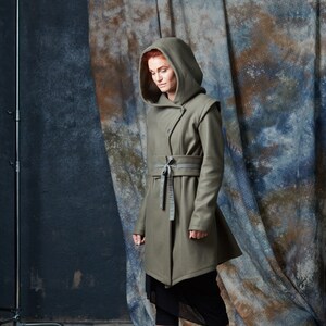 Klas Triviaal Dreigend Hooded Coat Vrouwen Gothic Coat Winter Coat Vrouwen Lange | Etsy België