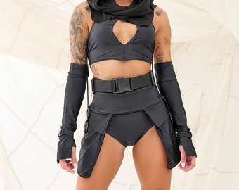 Cyberpunk Festival Gloves, Rave Accessories, Burning Man Gear