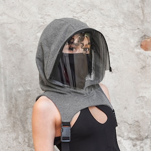 Face Shield Mask, Full Face Mask, Hooded Face Shield, Face Shield, Face Mask Adults, Face Mask Washable, Face Shield Hat, Head Mask, GIZDA
