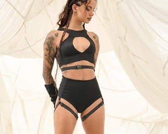 Rave Clothing Women, Festival Clothing Women, Rave Outfit Women Set, Sexy Festival Outfit, Rave Set, Festival Outfit Woman, Rave Shorts Top