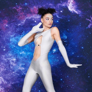 Sequin Alien Bodysuit, Barbarella Halloween Costume