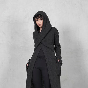 Black steampunk coat discount