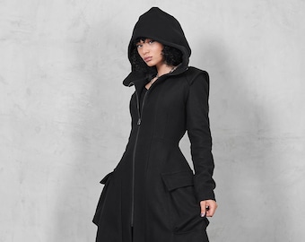 coat with a hood