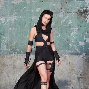Rave Outfit Woman, Festival Clothing Woman, Rave Outfit Set, Festival Outfit, Rave Catsuit, Pole Dance Outfit, Burning Man Clothing Woman