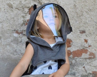 Face Shield Kids Hat, Child Shield Hat, Hood with Face Shield for Kids, Face Visor Kids, Kids Face Shield, Face Shield for Kids, GIZDA