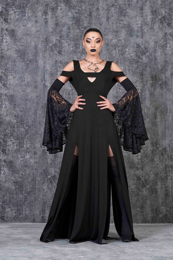 black halloween dress