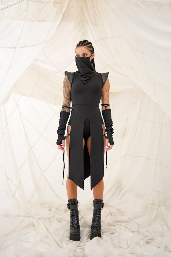 Sexy Ninja Costume Dress, Festival Outfit, Cosplay - Etsy Sexy Ninja Costume Dress, Festival Outfit, Cosplay - Etsy
