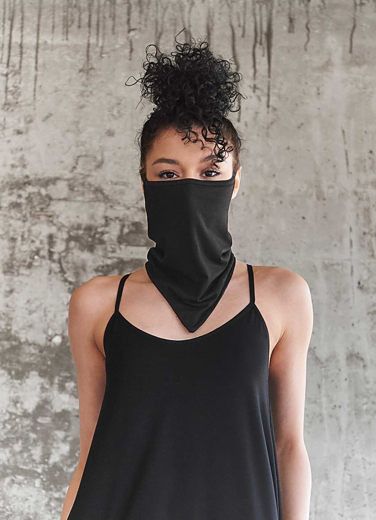 Viscose Elastane Bandana Face Mask, Washable Neck Gaiter - Etsy Canada