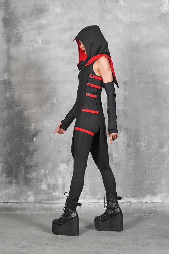 Sexy Ninja Dress, Ninja Costume Women, Halloween Ninja Costume Adults,  Halloween Dress, Assassin Costume, Ninja Outfit Women, Ninja Cosplay -   Canada