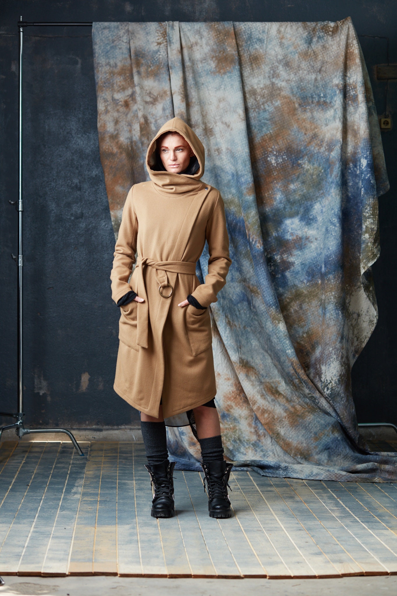 Brown Winter Coat Women Brown Wool Coat Camel Coat Women Etsy