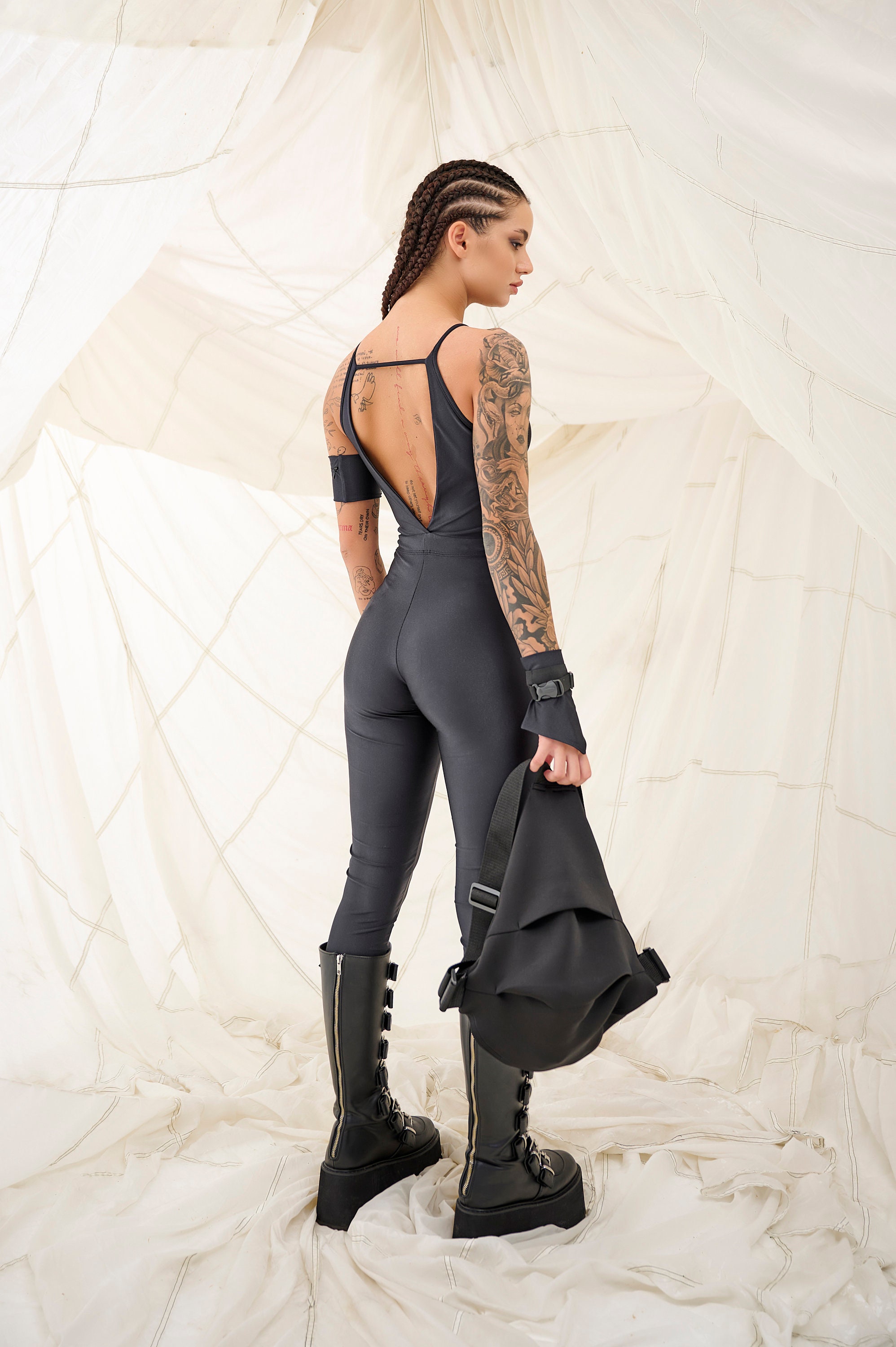 Neoprene Rave Backpack, Cyberpunk Festival Bag, Unisex Design - Etsy