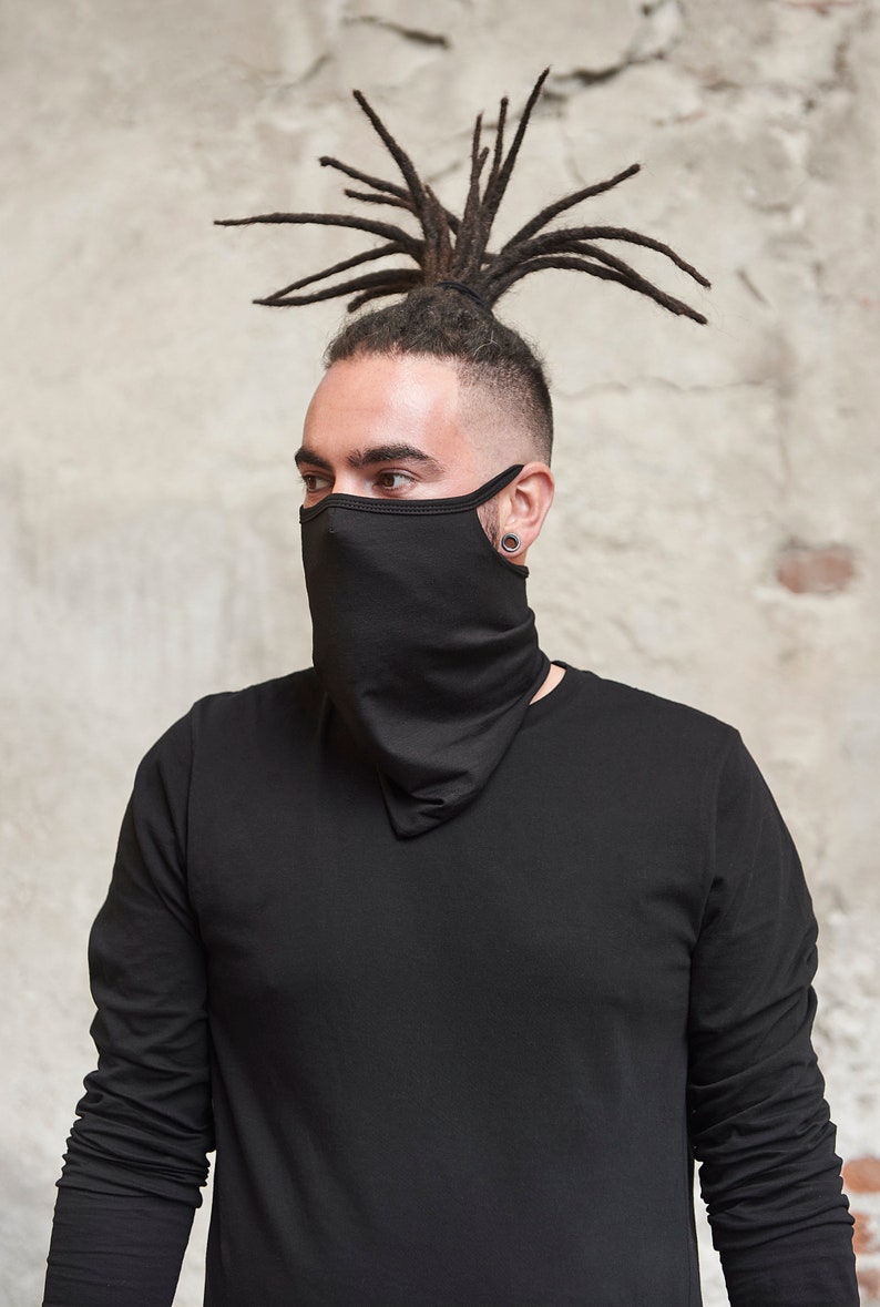 Neck Gaiter for Men Scarf Face Mask Balaclava Men Fabric image 4