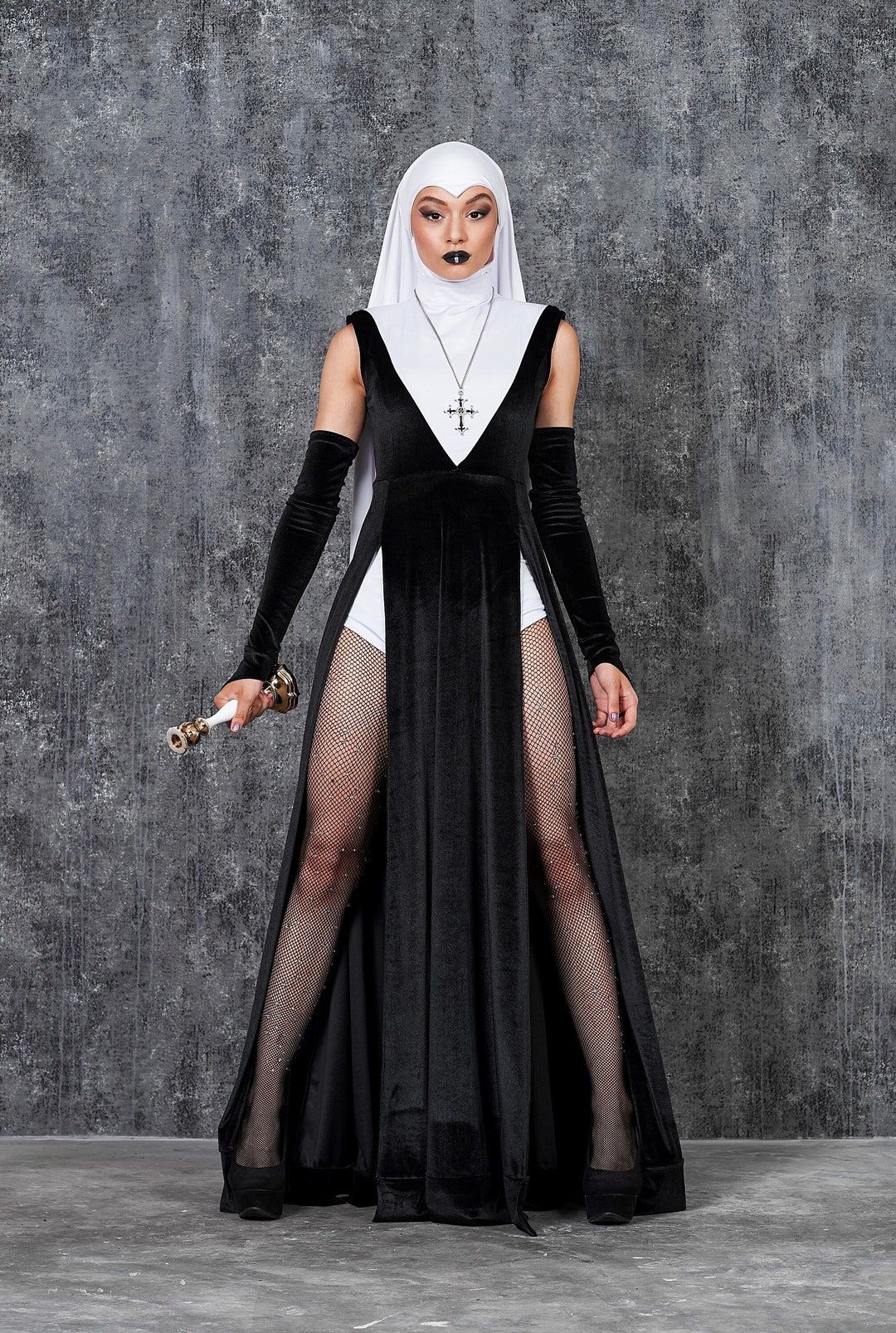 Sexy Nun Dress Nun Costume for Woman Halloween Costume - Etsy UK