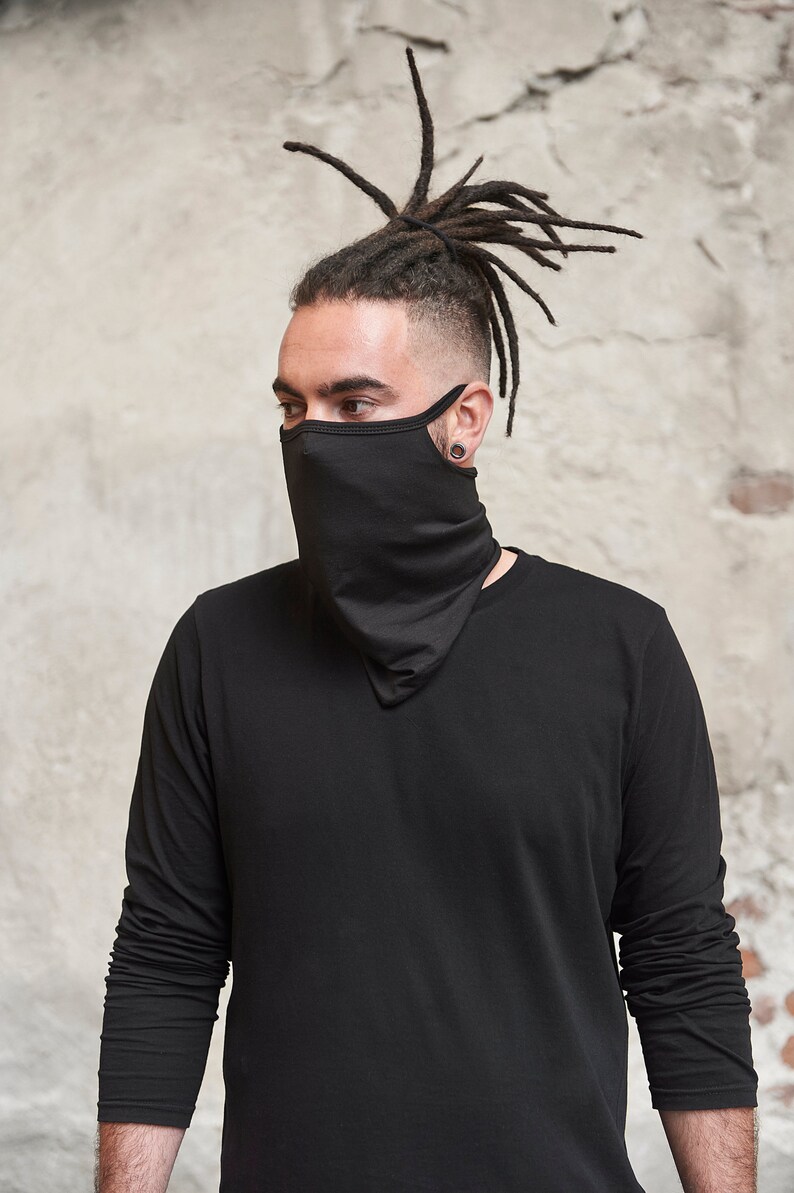 Neck Gaiter for Men Scarf Face Mask Balaclava Men Fabric image 3