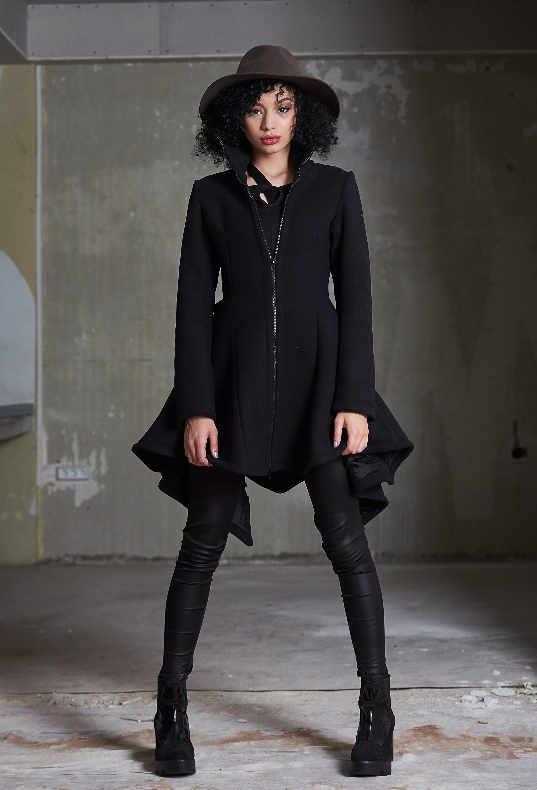 口コミ・レビューで人気商品を探そう Wool Coat, Winter Wool Women, Coat Winter Coat Black Women, ジャケット・アウター