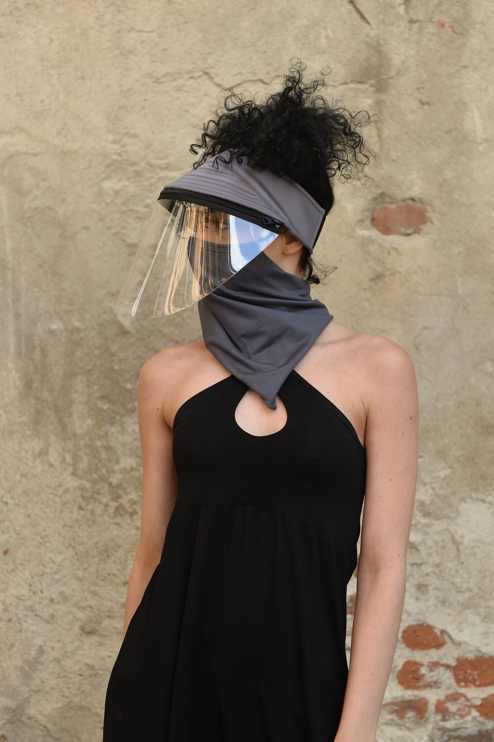 Face Shield Hat Hat With Face Shield Full Face Mask Adults Etsy