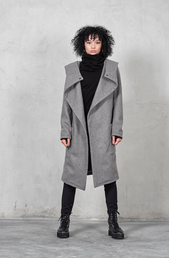 Cappotto Donna Invernale ITISME In Cotone - Lungo Con Cappuccio, Patchwork, Taglio Slim Fit
