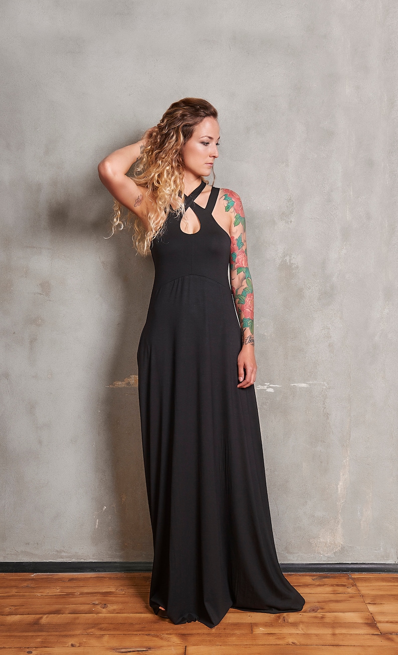 Gothic Dress Goth Clothing Minimalist Clothing Gothic Etsy