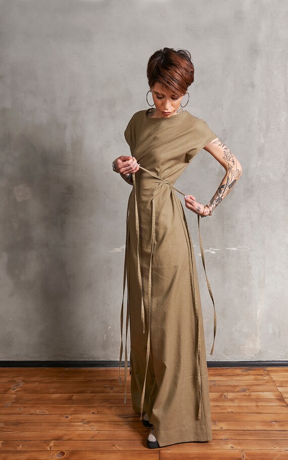 Boho Jumpsuit Women Linen Boho Clothing 
