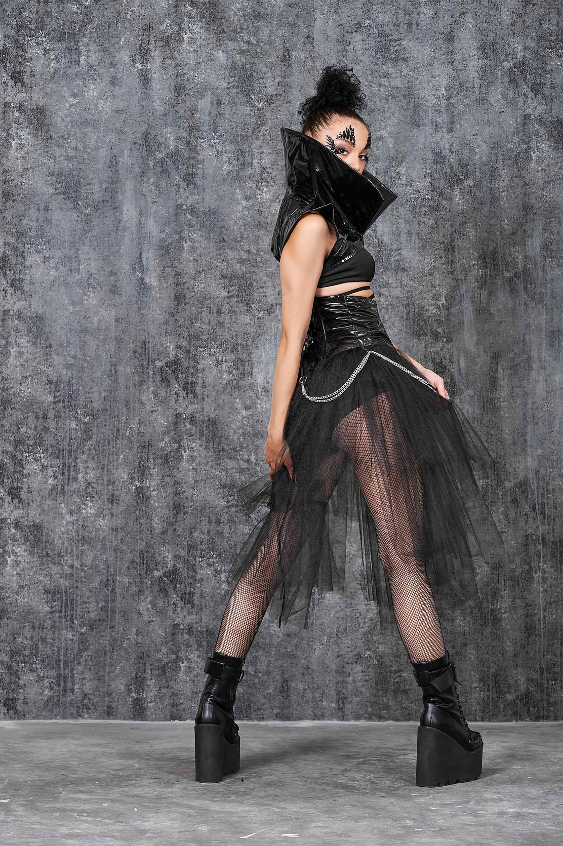 Gothic Collar Vampire Collar High Collar Vampire Costume - Etsy