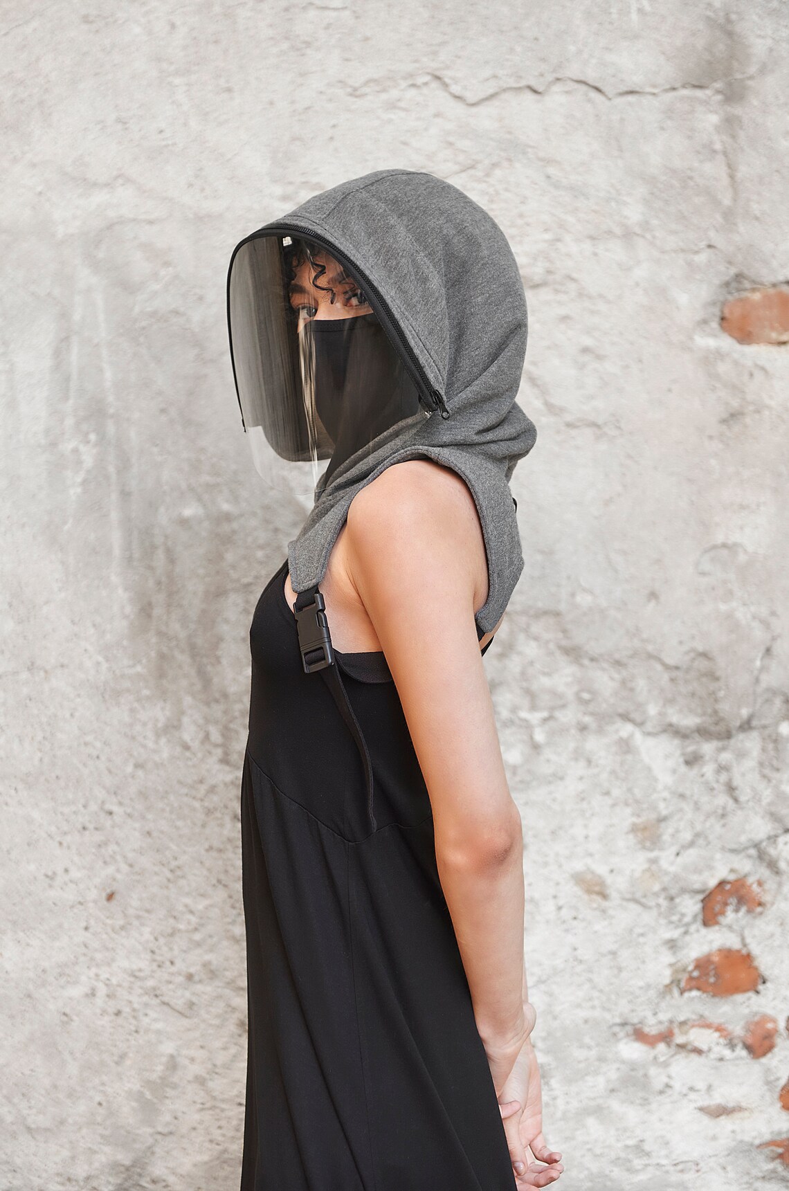 Face Shield Mask Full Face Mask Hooded Face Shield Face Etsy Australia