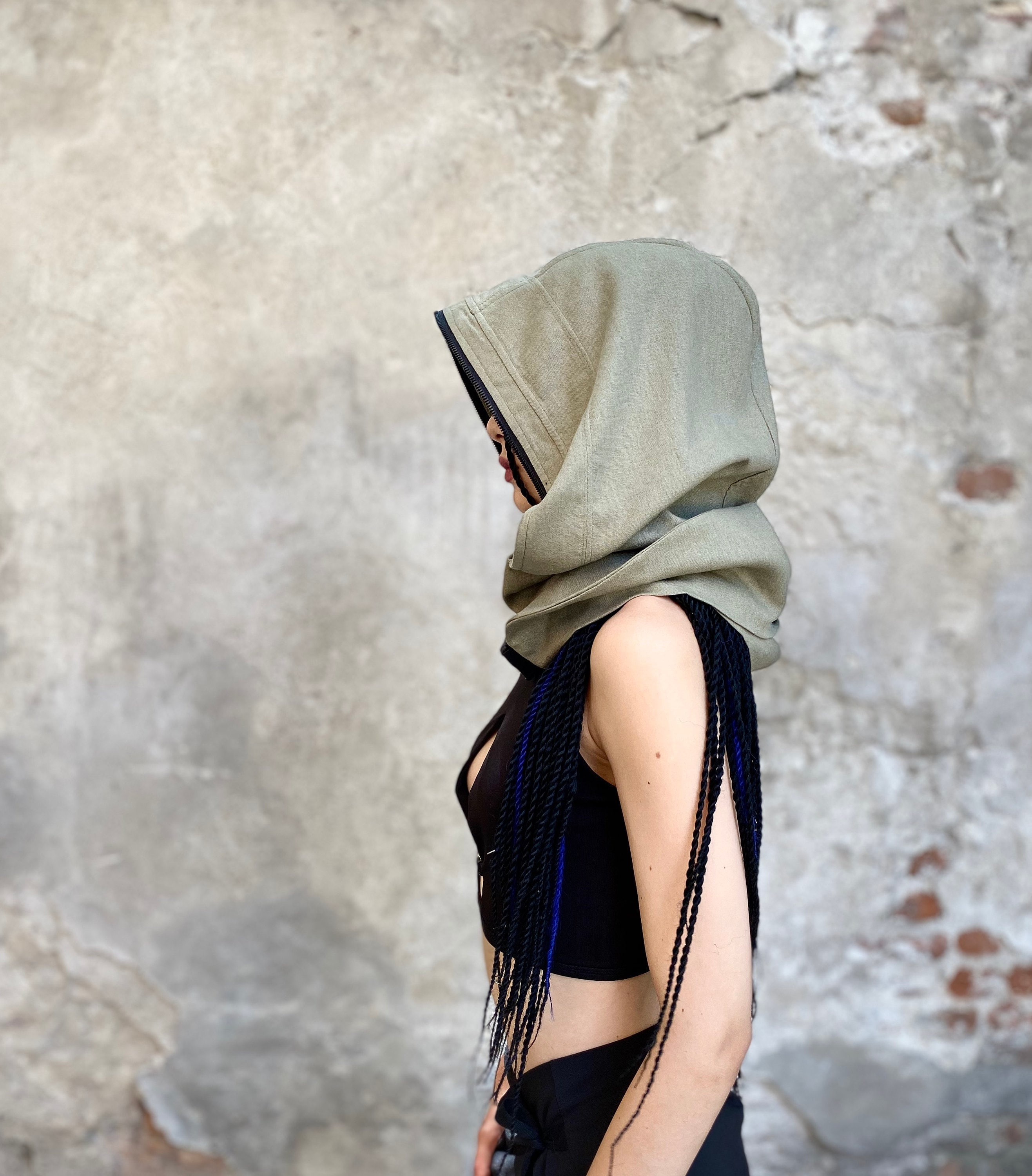 infinity hooded scarf