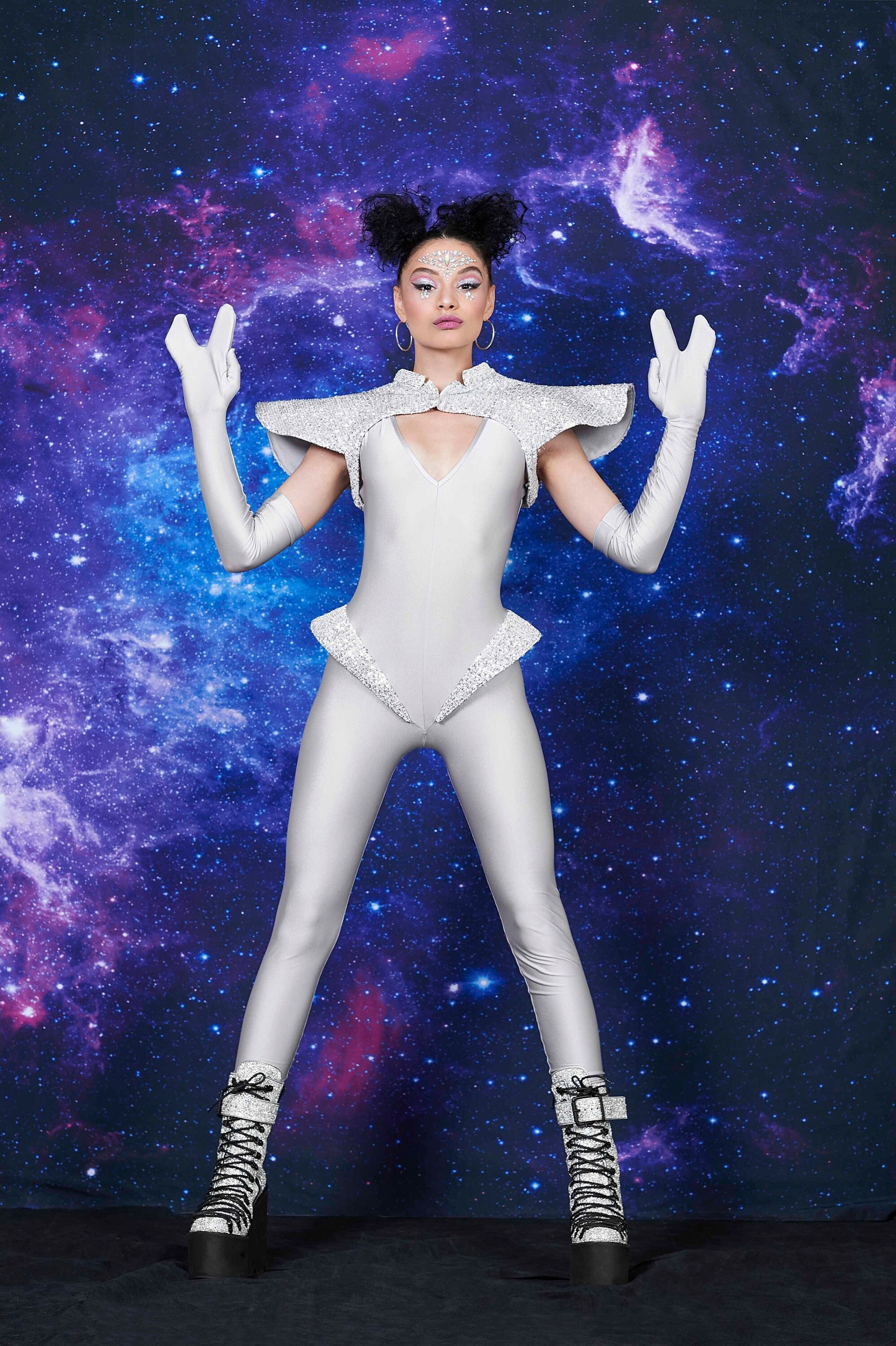 three finger gloves cosplay