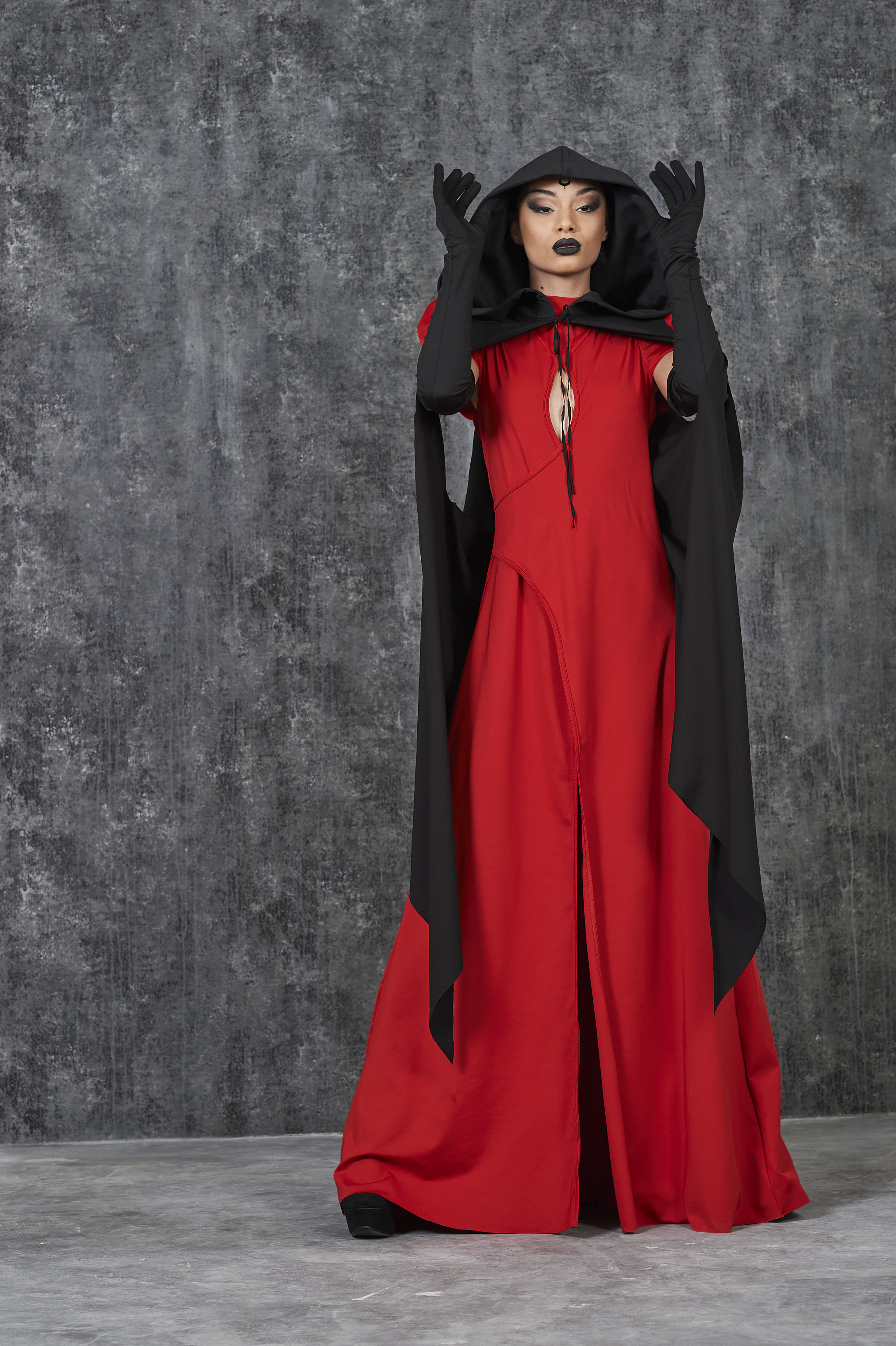 thumbnail image 2 of Unisex Velvet Cape Costume - Perfect For Halloween & Parties 2 of 12