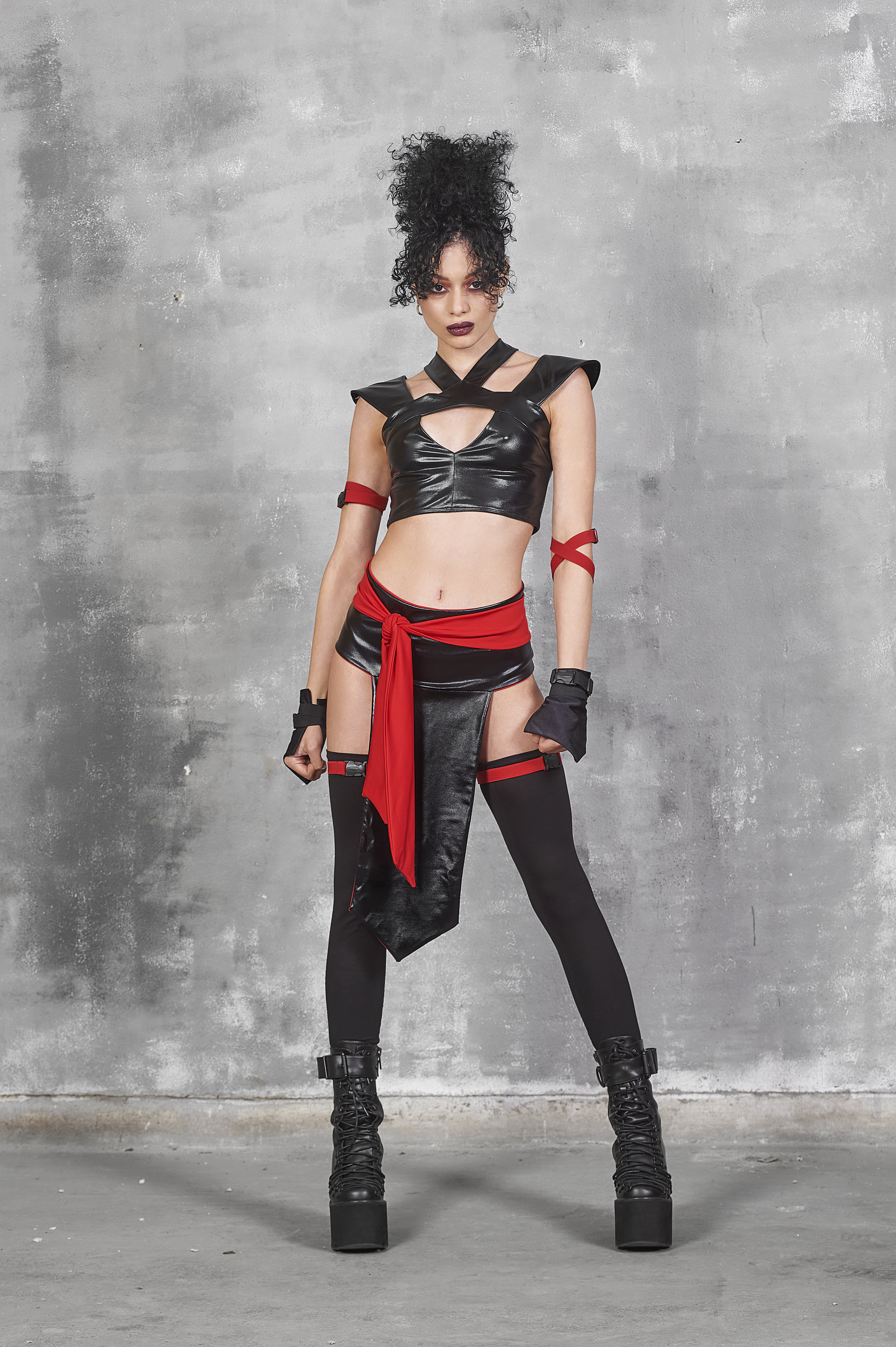 Disfraz De Ninja Para Mujer XXL – Mono Negro Con Capucha Y Máscara, Ideal Para Fiestas