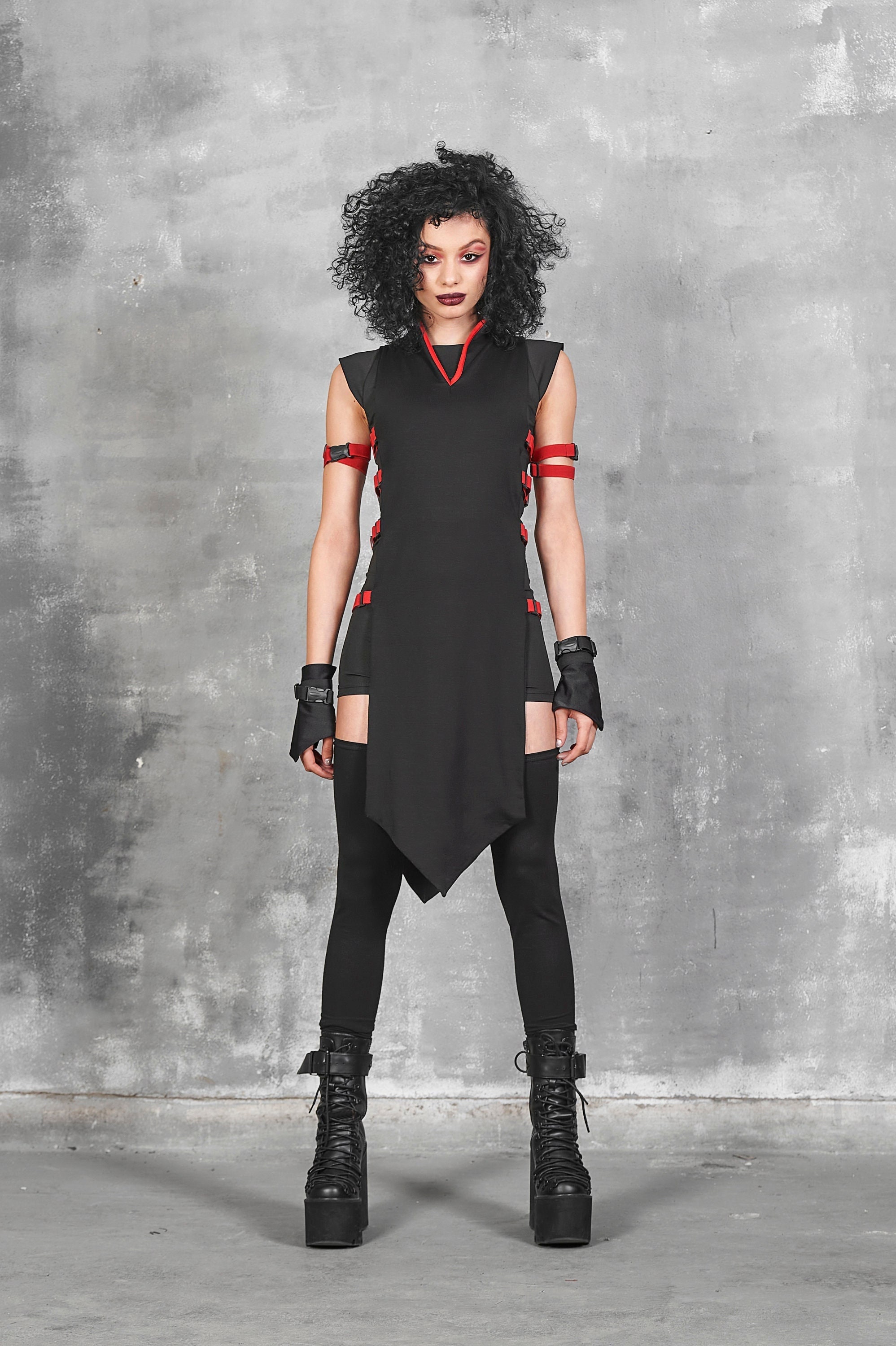 Sexy Ninja Dress, Ninja Costume Women, Halloween Ninja Costume Adults, Halloween Dress, Assassin Costume, Ninja Outfit Women, Ninja Cosplay