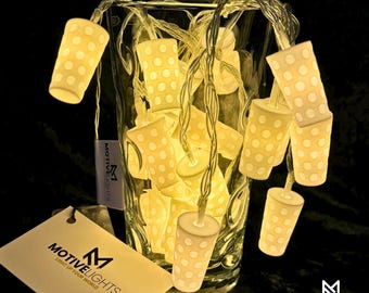 Dubbeglas Lichterkette | LED-Lichterkette | Batterie | Dubbeglas | Schorleglas | Pfalz | Dekoration | Lichterkette | Geschenkidee