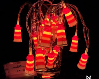 Leuchtturm Lichterkette | LED-Lichterkette | Leuchtturm | Küste | Meer | Nordsee | Dekoration | Lichterkette | Geschenkidee