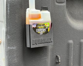 Hot Shot’s EDT Magnetic Diesel Additive Bottle Holder | Fits Old & New Bottles | Truck Bed Mount | Powerstroke Duramax Cummins
