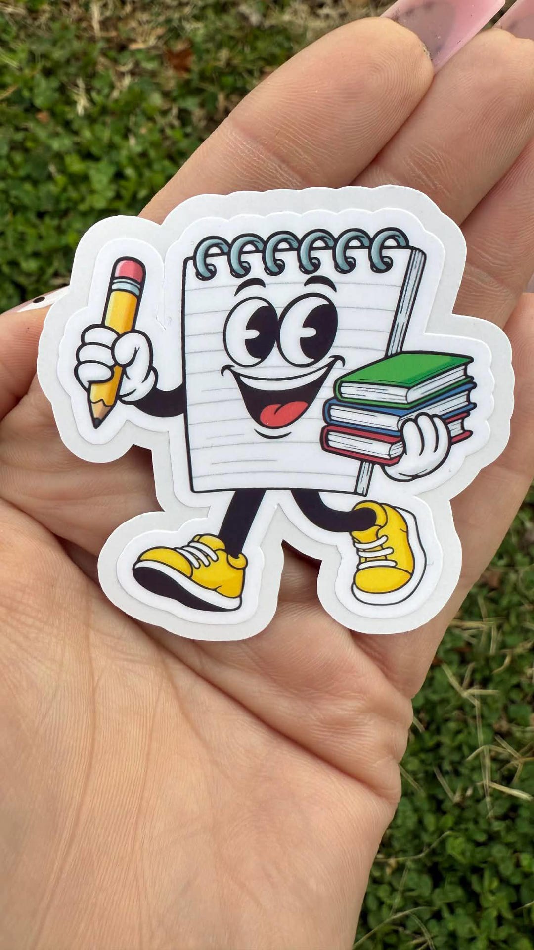 School Notebook Vinyl Sticker: Classroom Laptop Decal - Etsy
