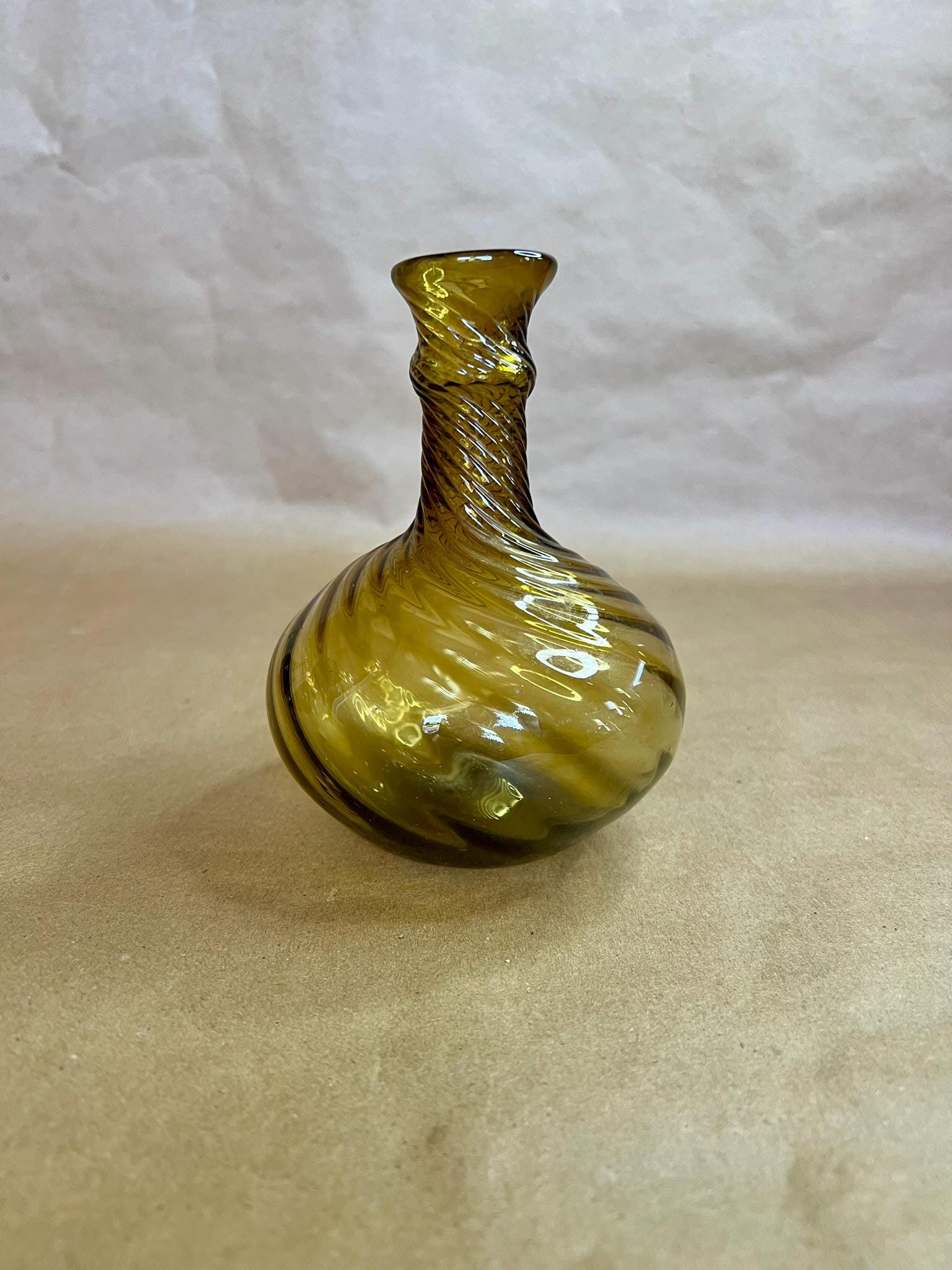 Antique Glass Swirl Bottles - Etsy