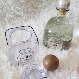 Custom Patrón Bottle Replica Shaker Cup. Personalized Party Drinkware for Girls Trip, Bachelorette, Brunch, Birthdays