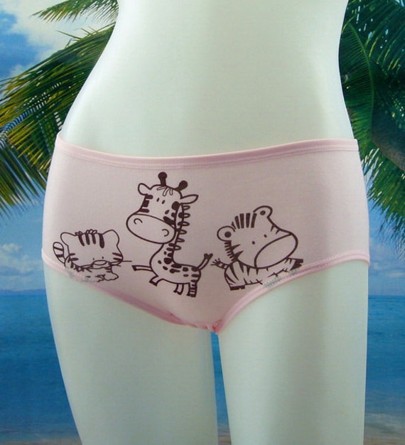 Items Similar To Pink Cotton Cute Cartoon Underwear T