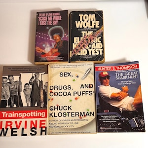 Counter Culture Classics II Book Set, Wolfe, Thompson, Klosterman, Jimmy Hendrix, Welsh