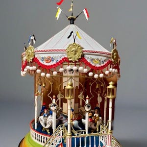 Rare 1909 Marklin Fairground Musical Carousel, Limited Reproduction Model from Germany, |Comes with Certificate|