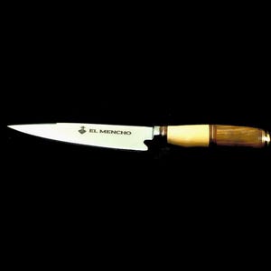 Knife With Combined Wooden Handle. Argentinian, Handcrafted, Gift, BBQ, Cooking, Stainless Steel, Gaucho, Steak, Carving.