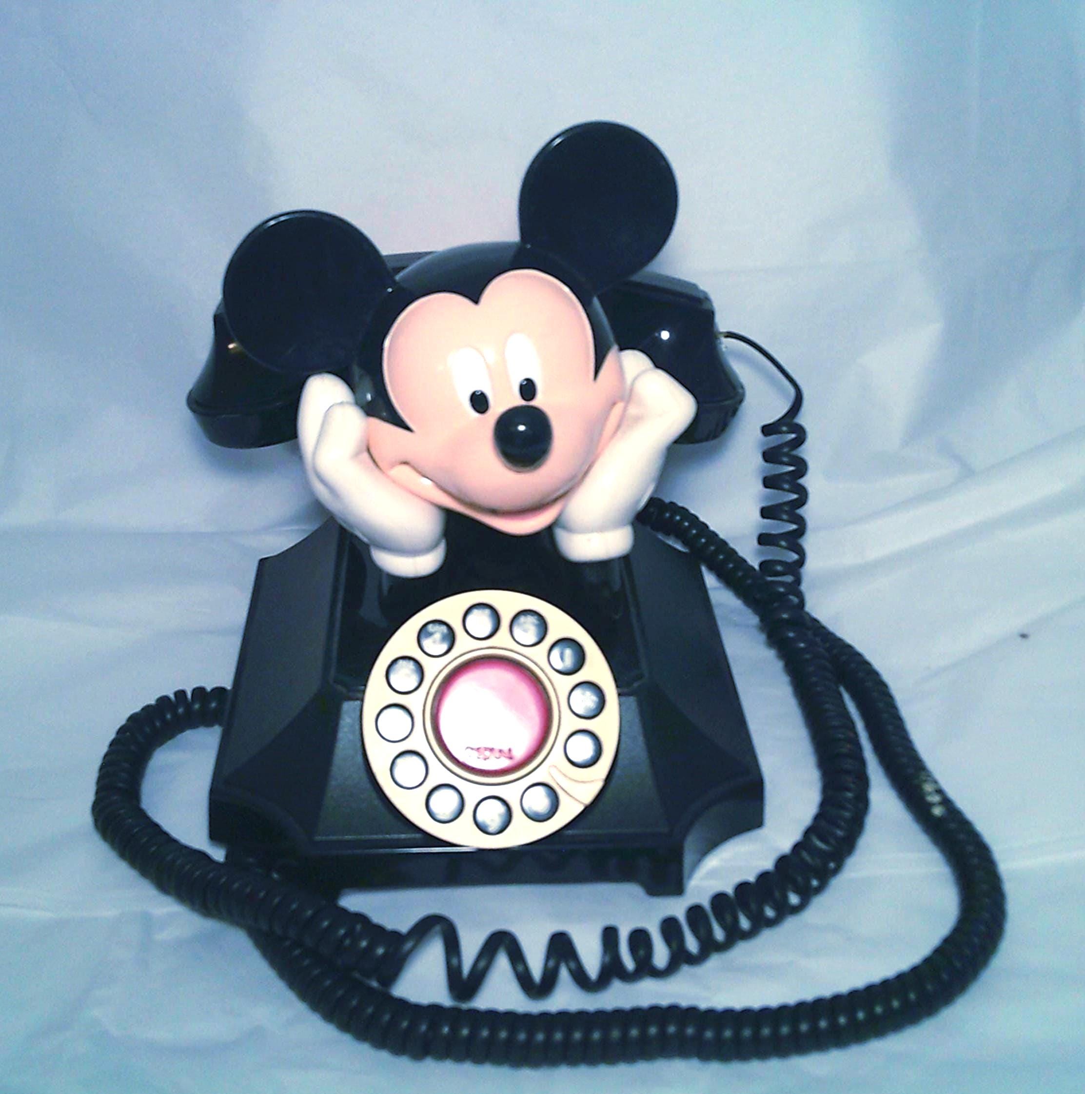 Mickey Telephone - Etsy