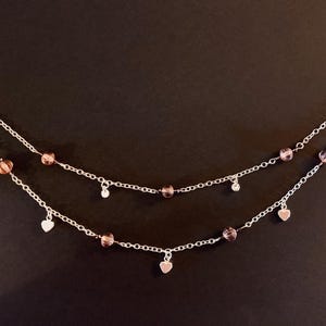 Romantic hearts Purse Chain