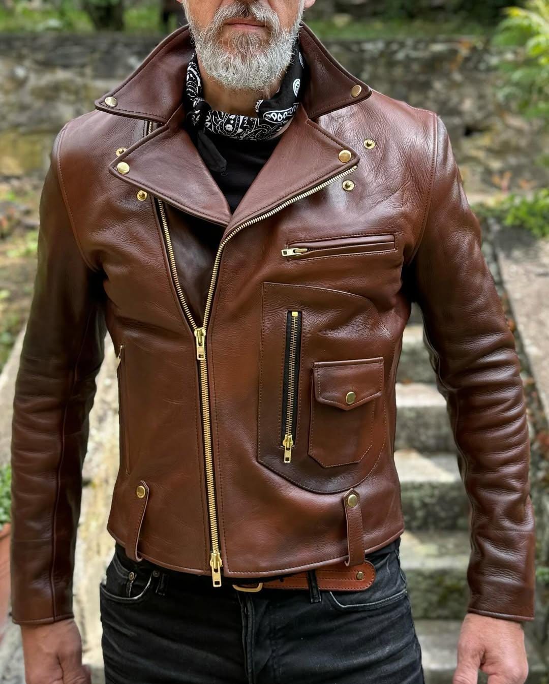 ジャケット・アウター OHOTORO Balmacaan Leather Jacket brown 2025年最新】ohotoro レザージャケットの人気アイテム - メルカリ