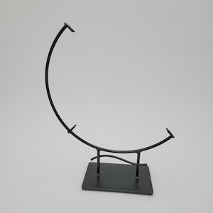 12&quot; round glass display stand with wave design, for fused glass